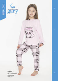 PIGIAMA BAMBINA M/L Q30004 Tellini S.r.l. Ingrosso Abbigliamento